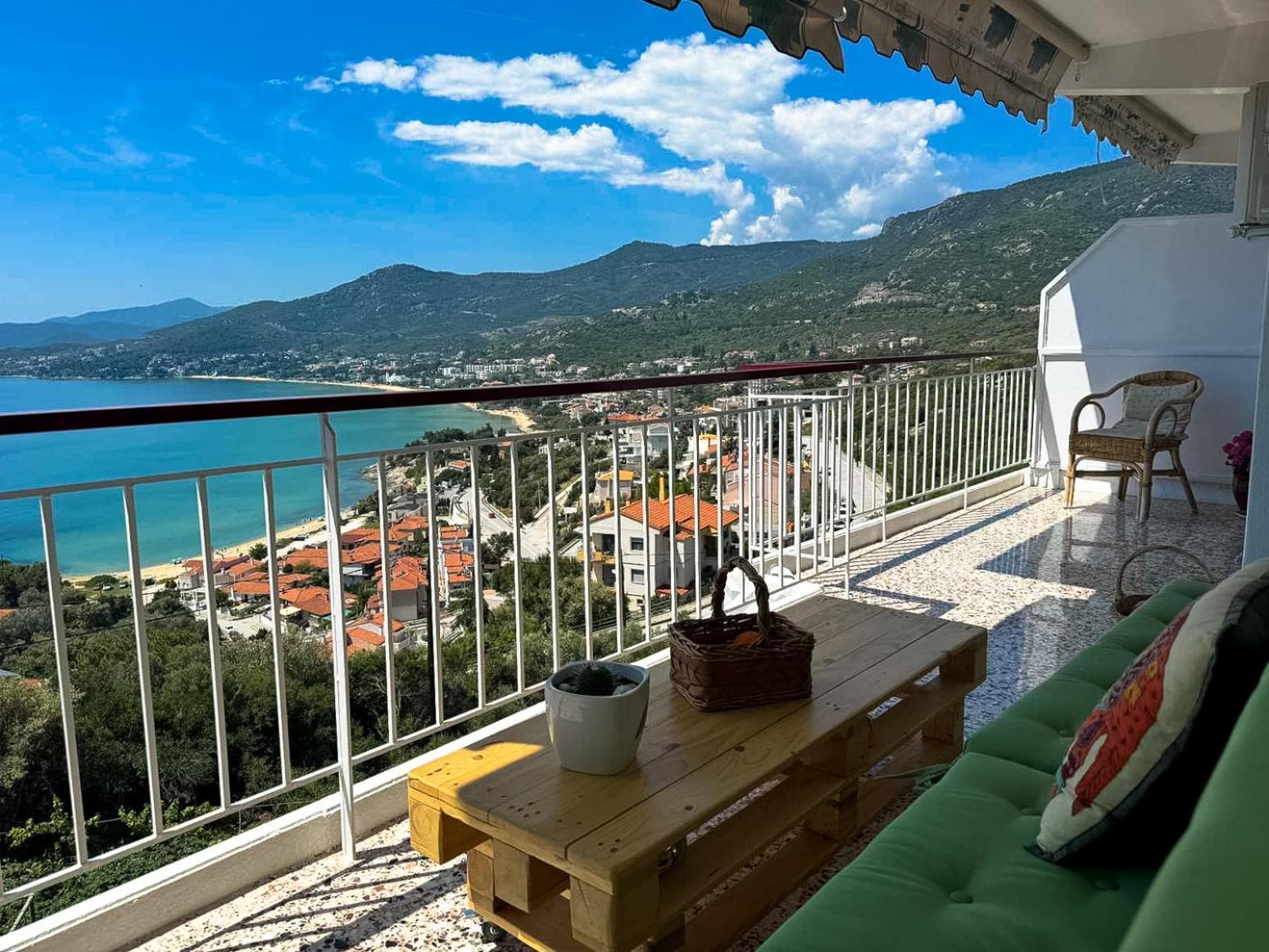 Mimoza'S Sea View Apartment PalaiónTsiflíkion المظهر الخارجي الصورة