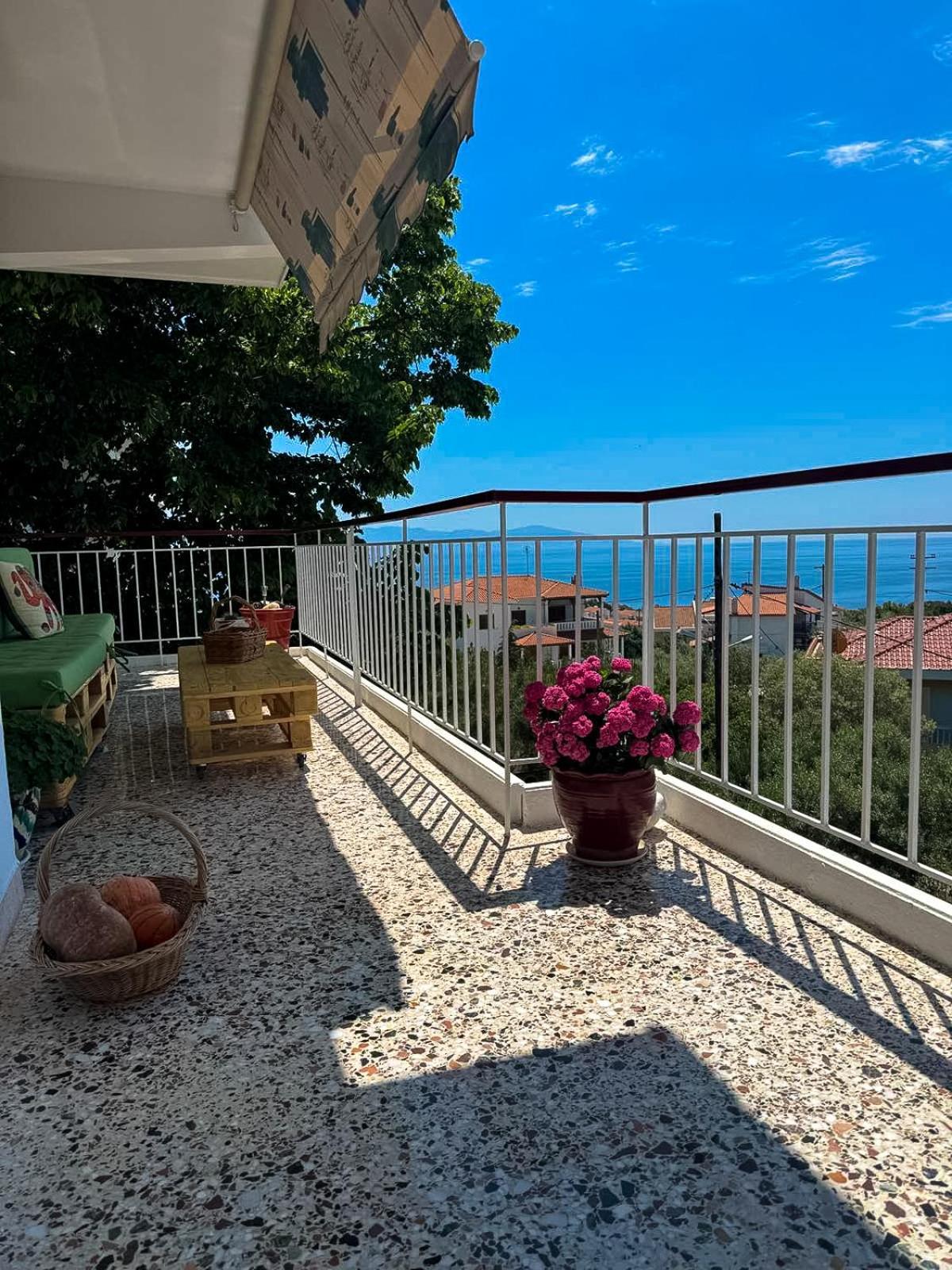 Mimoza'S Sea View Apartment PalaiónTsiflíkion المظهر الخارجي الصورة