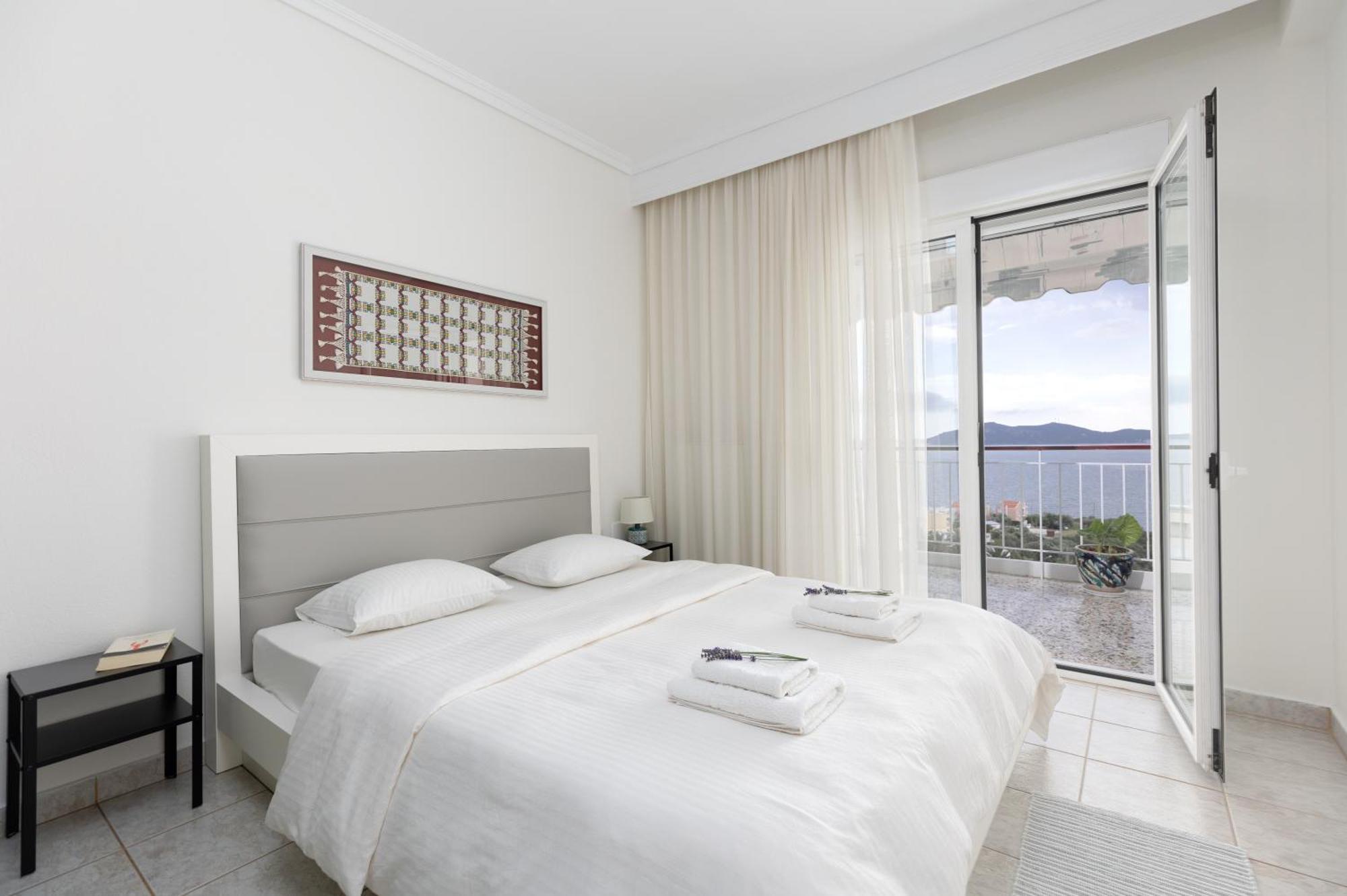 Mimoza'S Sea View Apartment PalaiónTsiflíkion المظهر الخارجي الصورة