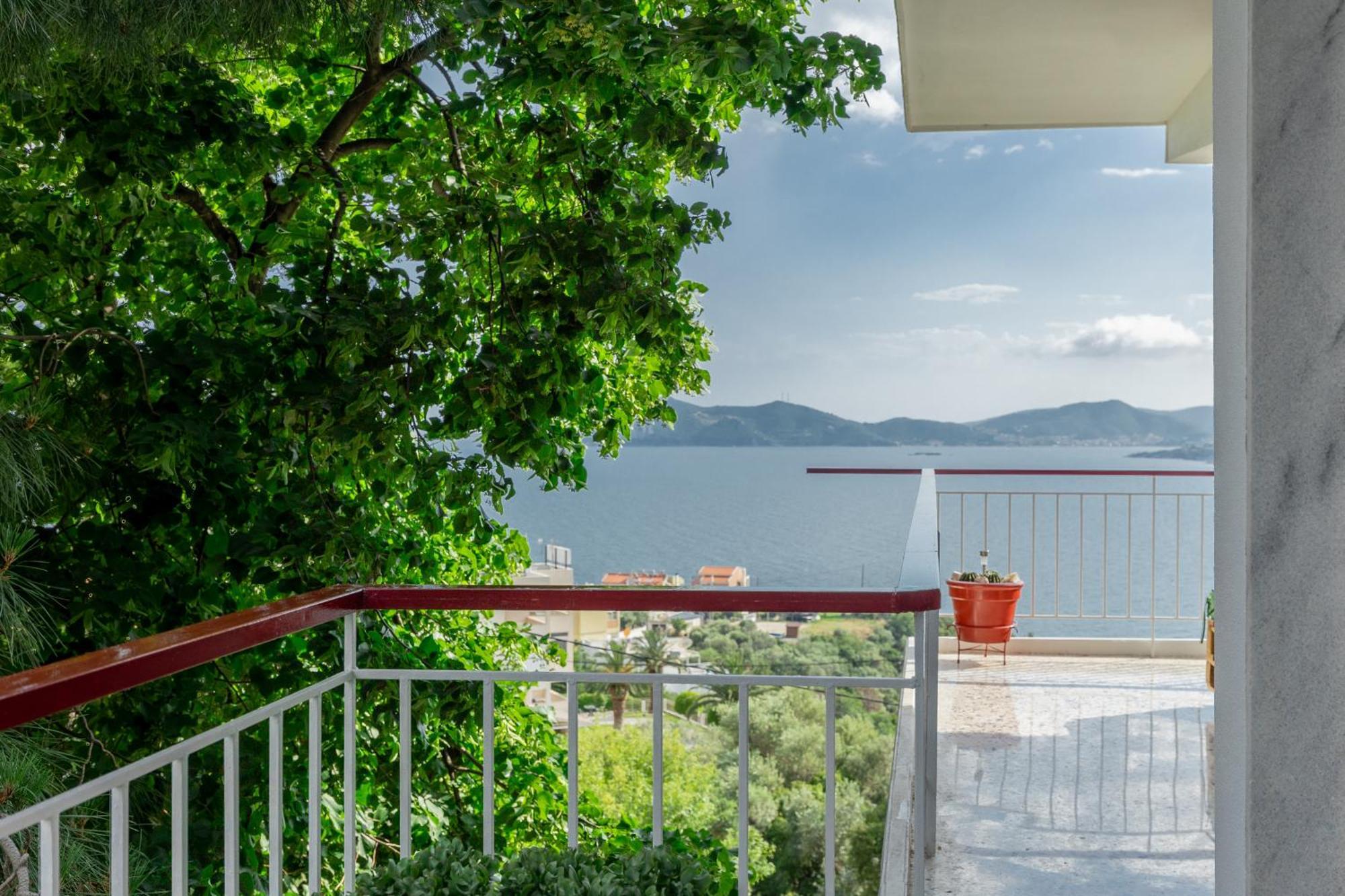Mimoza'S Sea View Apartment PalaiónTsiflíkion المظهر الخارجي الصورة